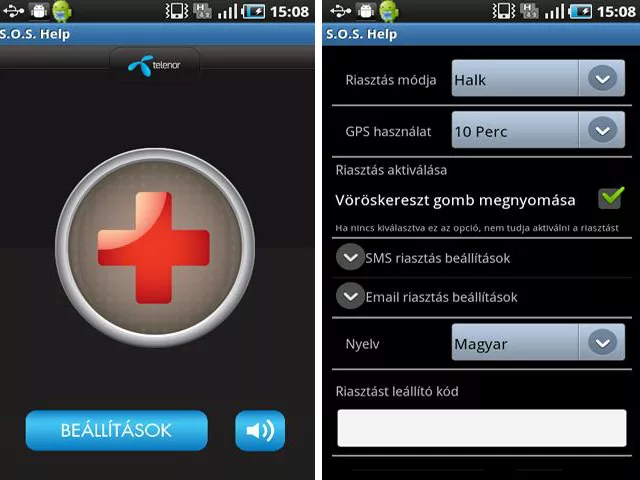 S.O.S. Help - applikáció