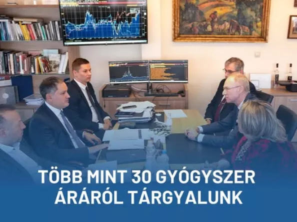 Több mint 30 gyógyszer áráról tárgyal Nagy Márton