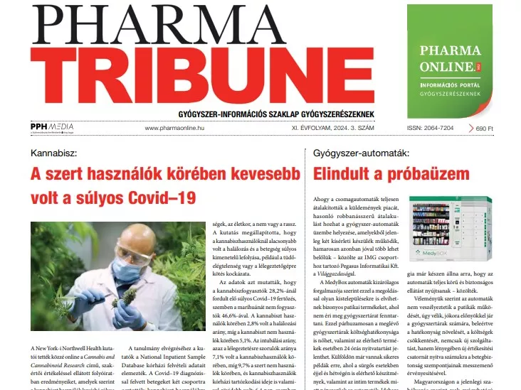 Megjelent a Pharma Tribune 2024. évi 3. száma