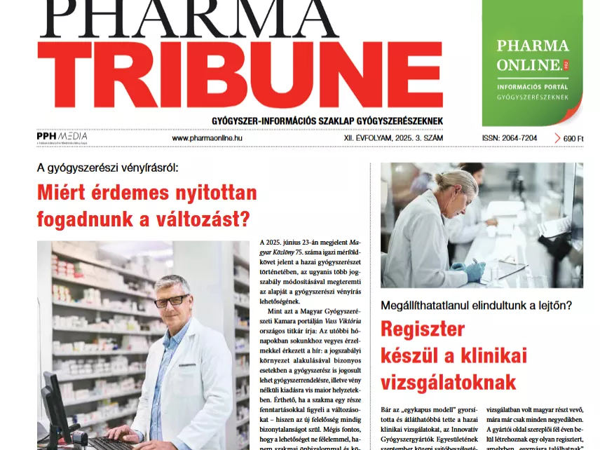 Megjelent a Pharma Tribune 2025. évi 3. száma